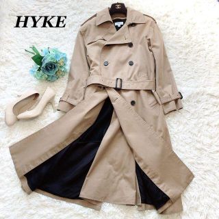 ハイク(HYKE)の良品♡HYKE ロングトレンチコート　ライナー付き　ビッグフィット　1 S(トレンチコート)