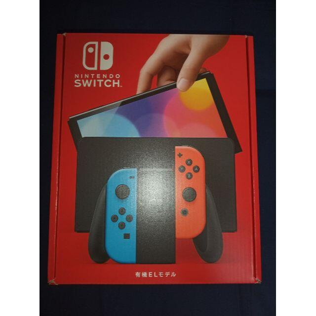 Nintendo Switch 有機ELモデル ネオンブルー ネオンレッド エンタメ/ホビーのゲームソフト/ゲーム機本体(家庭用ゲーム機本体)の商品写真