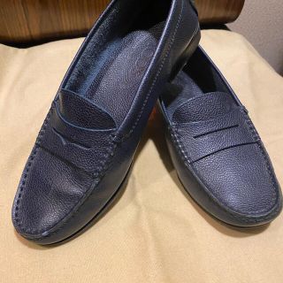 トッズ ローファー/革靴(レディース)(ブルー・ネイビー/青色系)の