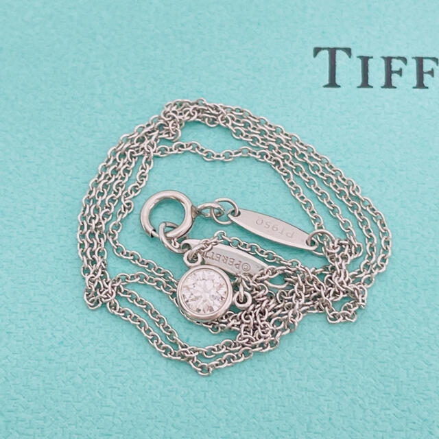 Tiffany TIFFANY&Coティファニーバイザヤードダイヤモンド0.22ctネックレスの通販 by Masu's shop｜ティファニーならラクマ & Co. - 特価最安値