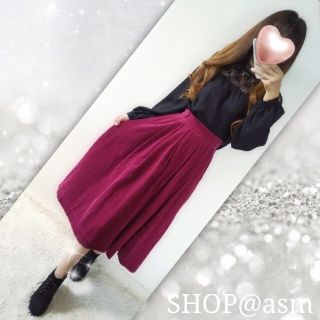 マジェスティックレゴン(MAJESTIC LEGON)のこっくりカラー♥️ロングスカートコーデ✨イング、ロペピクニック、ジーナシス系(セット/コーデ)