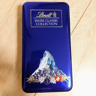 リンツ(Lindt)のリンツ スイスクラシック 空き缶 缶 小物入れ(小物入れ)