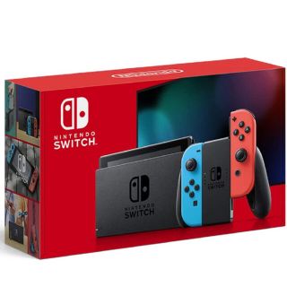 ニンテンドースイッチ(Nintendo Switch)のNintendo Switch ネオンブルー 極美品 おまけ付き(家庭用ゲーム機本体)