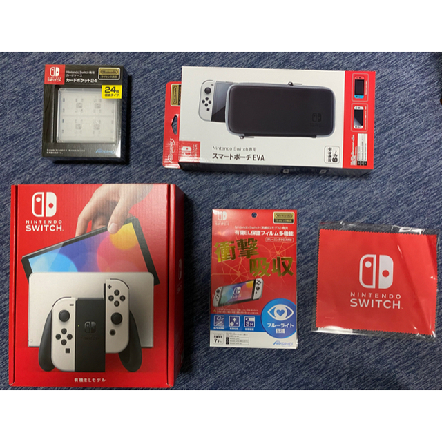 ライセンス Nintendo Switch 新型ニンテンドースイッチ ホワイト Switch 有機el アクセサリーセットの通販 By ガンキン ライセンス Nintendo Switch 新型ニンテンドースイッチ ホワイト Switch 有機el アクセサリーセットの通販 By ガンキン