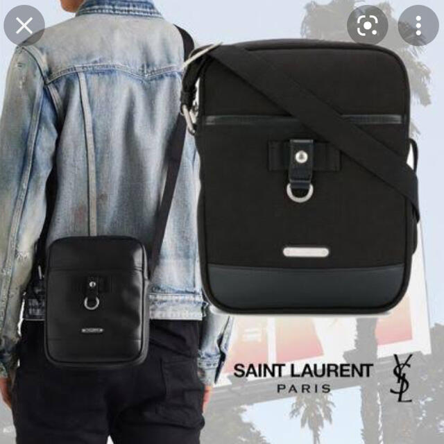 確実正規品 SAINT LAURENT サンローラン レザー ロゴ カードケース