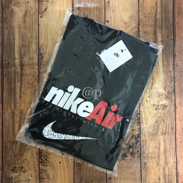NIKE(ナイキ)の新品 L NIKE ナイキ エア ロンT 長袖Tシャツ 黒 L メンズのトップス(Tシャツ/カットソー(七分/長袖))の商品写真