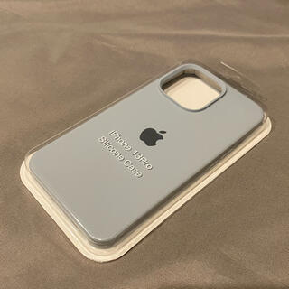 iPhone13Pro用シリコンケース ブルー(iPhoneケース)