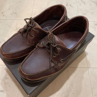 ミネトンカ(Minnetonka)のレザー　デッキシューズ(デッキシューズ)