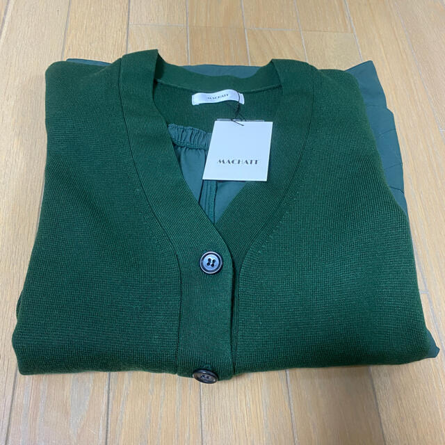 新品 machatt マチャット キルティング ドッキング ニット