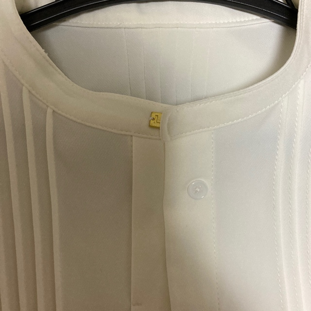 【新品】louren pintack shirts onepiece ブラック800cm袖丈