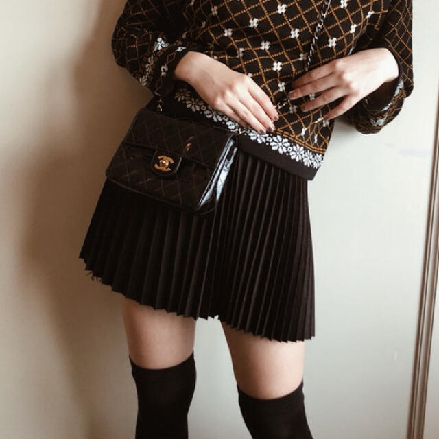 ZARA - 新品 epine エピヌ プリーツミニスカート ブラックの通販 by ...