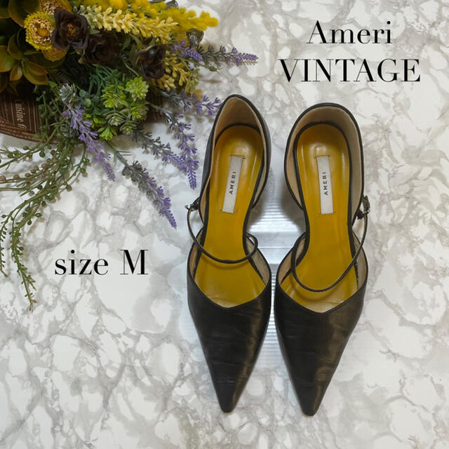 Ameri VINTAGE(アメリヴィンテージ)のAMERI V CUT COLOR PUMPS レディースの靴/シューズ(ハイヒール/パンプス)の商品写真