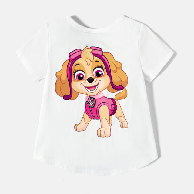 新品未使用パウパト☆スカイTシャツ キッズ/ベビー/マタニティのキッズ服女の子用(90cm~)(Tシャツ/カットソー)の商品写真