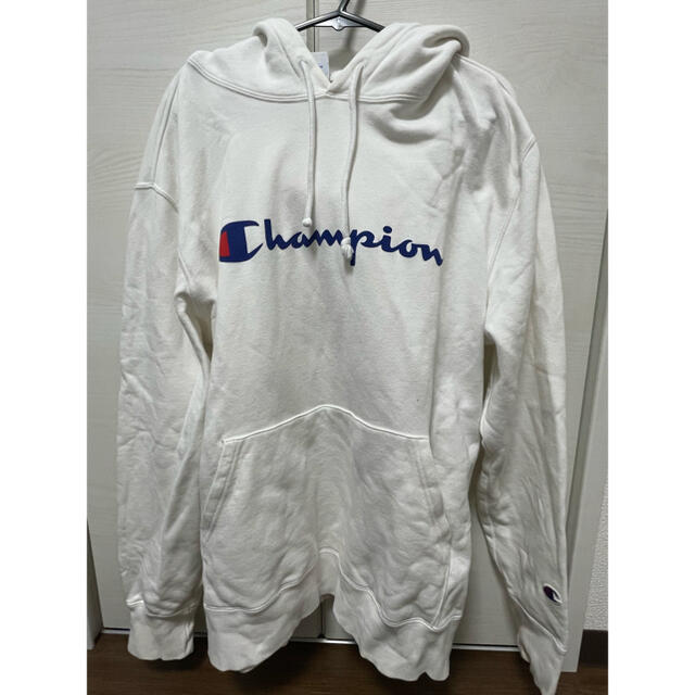 Champion(チャンピオン)のChampion チャンピオン XL パーカー 白 メンズのトップス(パーカー)の商品写真