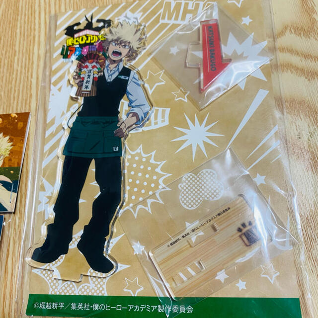 ヒロアカ 爆豪勝己 アクリルスタンド 3点 侍ジャパン 東急ハンズ