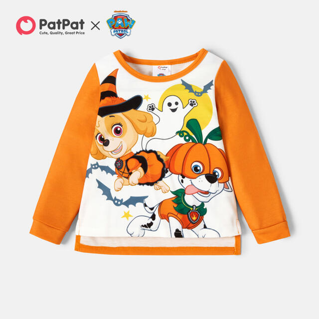 新作パウパト☆ハロウィン キッズ/ベビー/マタニティのキッズ服女の子用(90cm~)(Tシャツ/カットソー)の商品写真