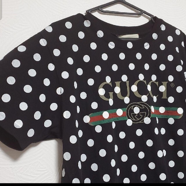 Gucci(グッチ)の20SS GUCCI ポルカドットTシャツ  ルイヴィトン CELINE  レディースのトップス(Tシャツ(半袖/袖なし))の商品写真