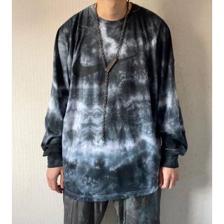 ナイキ(NIKE)のスペシャルリメイク 00s nike ストーンウォッシュ 宇宙染め xxlロンT(Tシャツ/カットソー(七分/長袖))