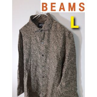 ビームス(BEAMS)の【BEAMS】ビームス七分袖総柄シャツ/花柄植物柄/メンズ(シャツ)