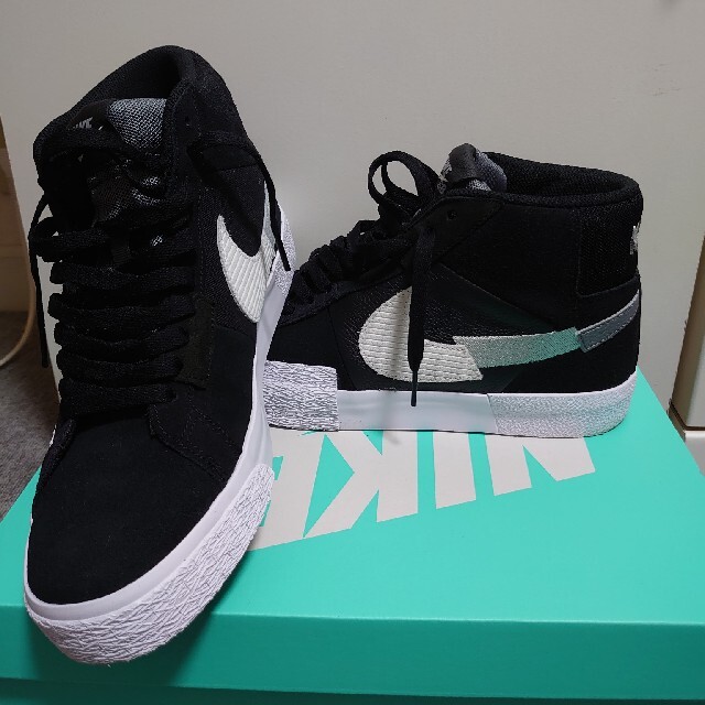 NIKE SB BLAZER MID MOSAIC BLACKI27.5cm