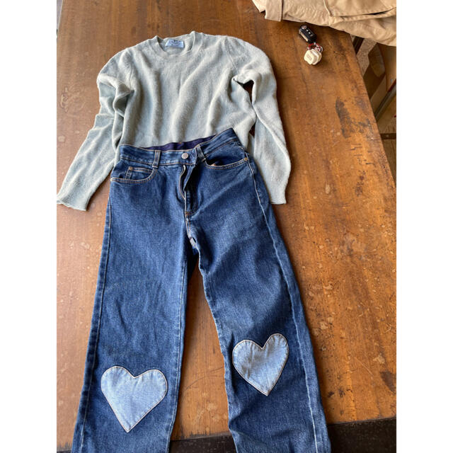 Stella McCartney(ステラマッカートニー)の最終価格 stella mccartney heart patch denim. レディースのパンツ(デニム/ジーンズ)の商品写真