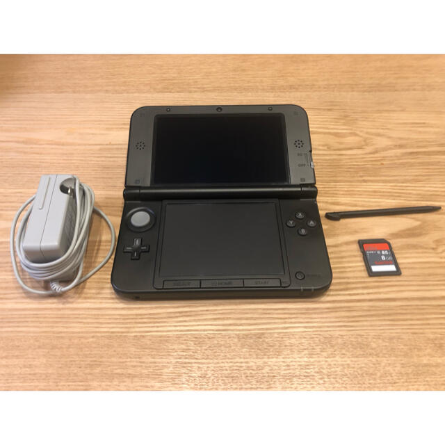 ニンテンドー3DS(ニンテンドー3DS)のニンテンドー3DS LL ブラック エンタメ/ホビーのゲームソフト/ゲーム機本体(携帯用ゲーム機本体)の商品写真