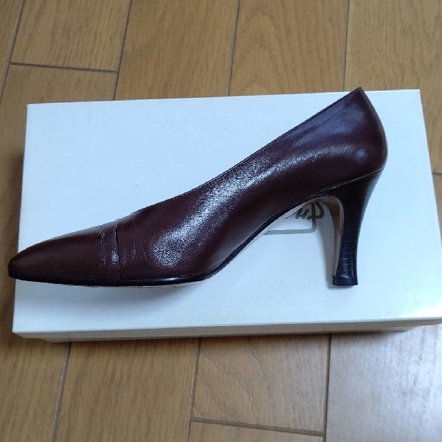 ハイヒール  フラジアコモ  23cm    焦げ茶色  イタリア製 レディースの靴/シューズ(ハイヒール/パンプス)の商品写真