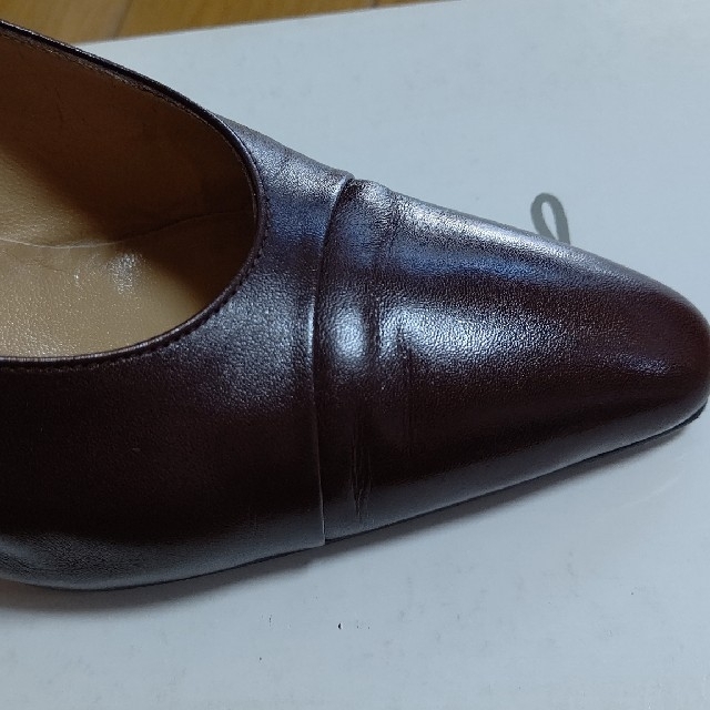 ハイヒール  フラジアコモ  23cm    焦げ茶色  イタリア製 レディースの靴/シューズ(ハイヒール/パンプス)の商品写真