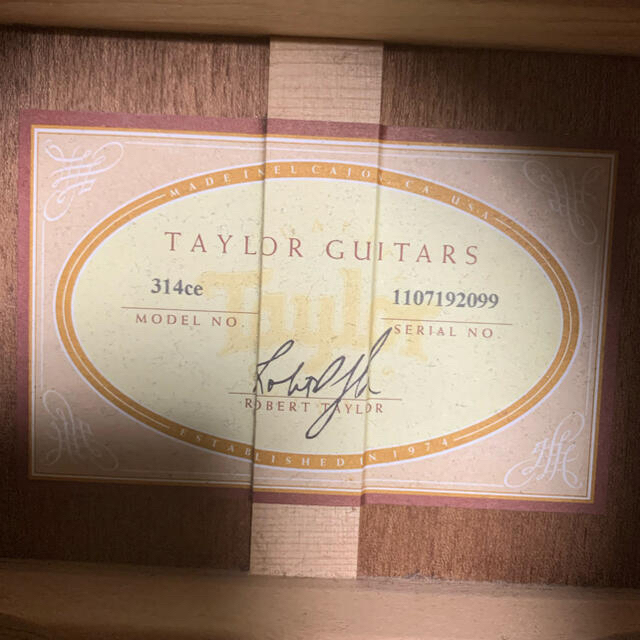 【最高音質個体】Taylor 314ce 2012年 Canada購入 6