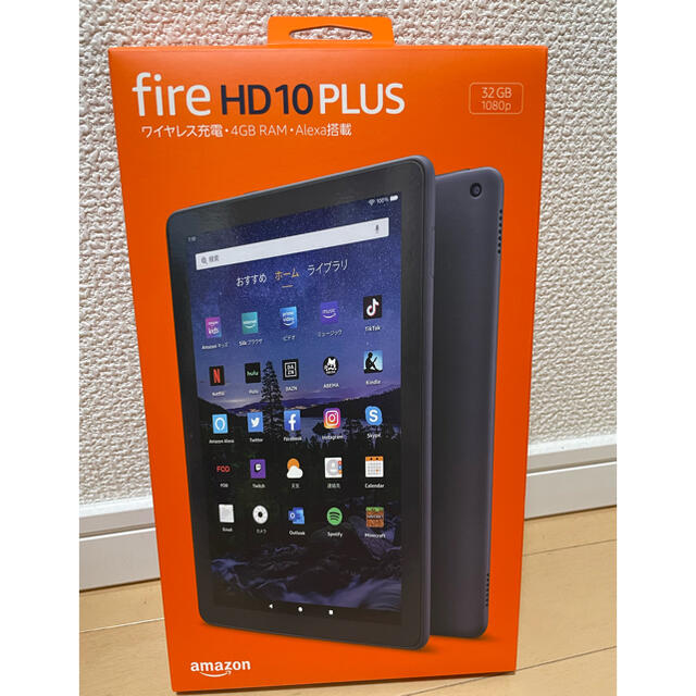 スマホ/家電/カメラ【ハードケース付き】Amazon Fire HD 10 Plus 32GB