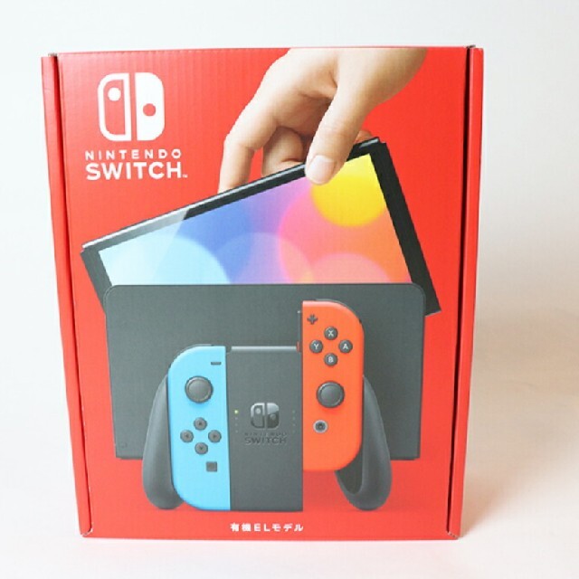 Nintendo Switch(ニンテンドースイッチ)の新型　NintendoSwitch　有機ELモデル　ネオンカラー エンタメ/ホビーのゲームソフト/ゲーム機本体(家庭用ゲーム機本体)の商品写真