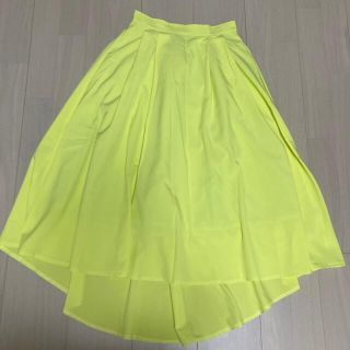 コウベレタス(神戸レタス)の専用！【新品】KOBE LETTUCE ネオンイエロー フレアロングスカート(ロングスカート)