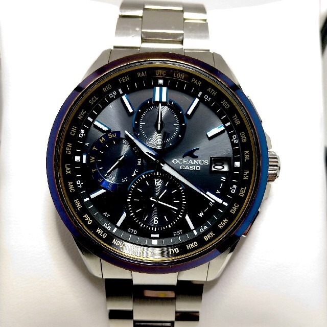 CASIO オシアナス ブラックマーブル OCW-T2600G-1AJF | labiela.com