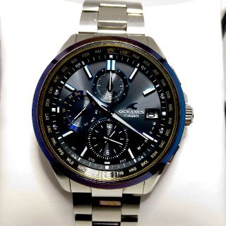 カシオ(CASIO)のCASIO　OCEANUS　OCW-T2600G-1AJF　ブラックマーブル(腕時計(アナログ))