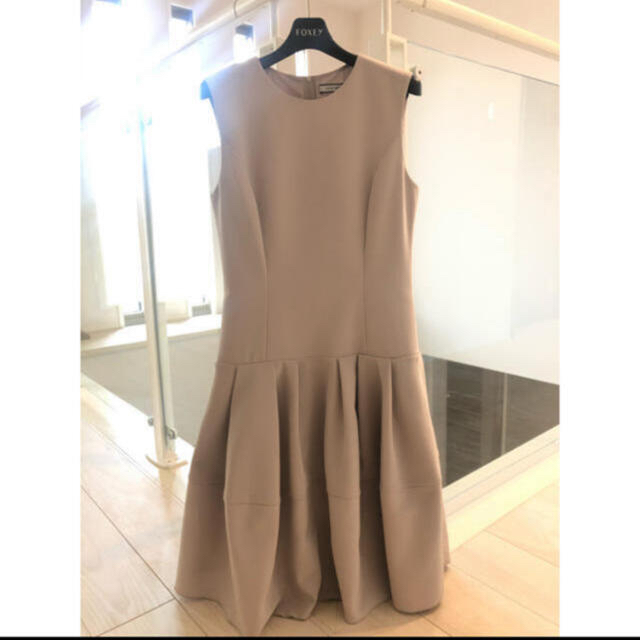FOXEY NEW YORK バロン似ローウエストワンピース-