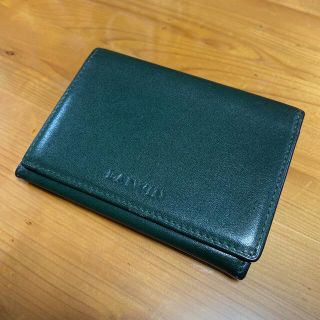 ランバン(LANVIN)の【正規品 美品】レザー コインパスケース(パスケース/IDカードホルダー)