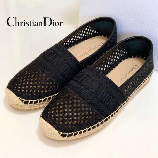 クリスチャンディオール(Christian Dior)の3172 未使用 クリスチャンディオール エスパドリーユ フラットシューズ(スリッポン/モカシン)