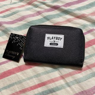 プレイボーイ(PLAYBOY)のプレイボーイ ミニ財布　黒(財布)