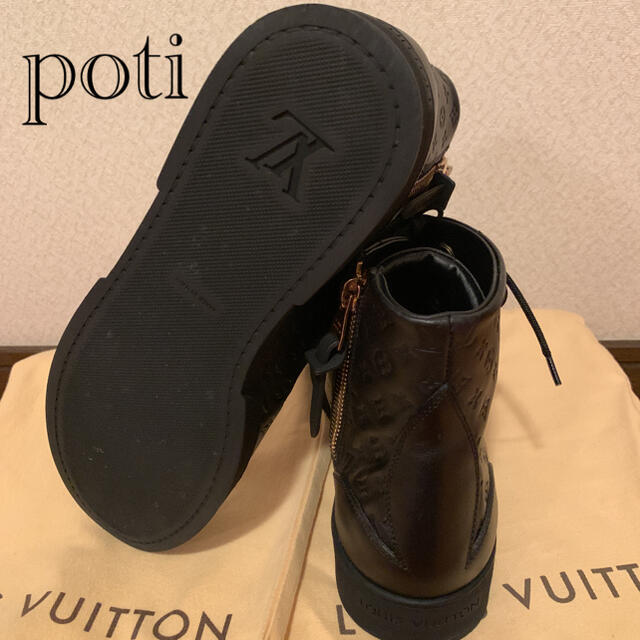 LOUIS VUITTON(ルイヴィトン)のMSさま専用☆ルイヴィトン  ハイカットスニーカー 37 超美品。 レディースの靴/シューズ(スニーカー)の商品写真