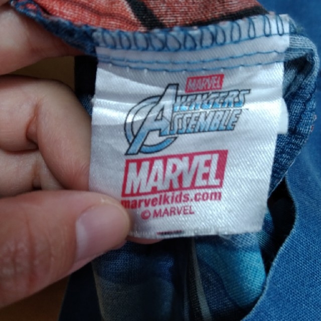 MARVEL(マーベル)のビンテージピローケース　マーベルヒーロー ハンドメイドの素材/材料(生地/糸)の商品写真