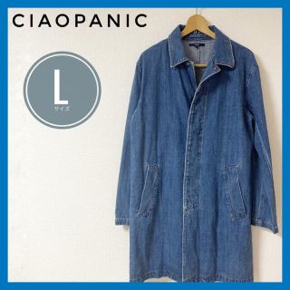 チャオパニック(Ciaopanic)の週末SALE【美品】チャオパニック　デニム　コート　ジャケット　Lサイズ(Gジャン/デニムジャケット)