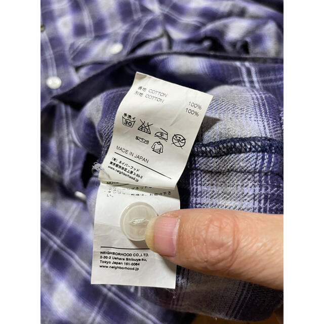 NEIGHBORHOOD(ネイバーフッド)のNEIGHBORHOOD(ネイバーフッド)フード付き厚手デザインネルシャツ メンズのトップス(シャツ)の商品写真