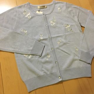 ミッシュマッシュ(MISCH MASCH)の新品☆フラワー刺繍カーディガン　ミッシュマッシュ(カーディガン)