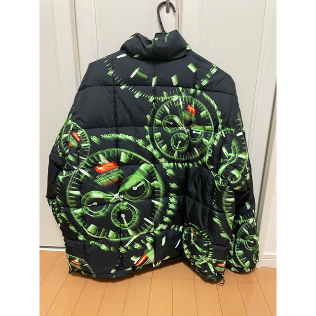 supreme watches reversible puffy jacket