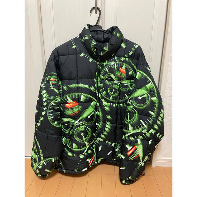 supreme watches reversible puffy jacket