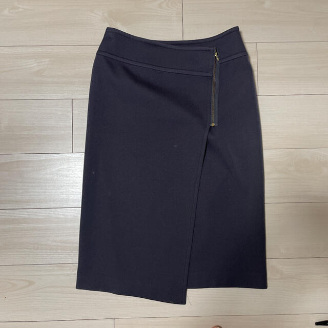 Noble(ノーブル)のNOBLE ノーブル　T/Wダブルクロスラップスカート レディースのスカート(ひざ丈スカート)の商品写真