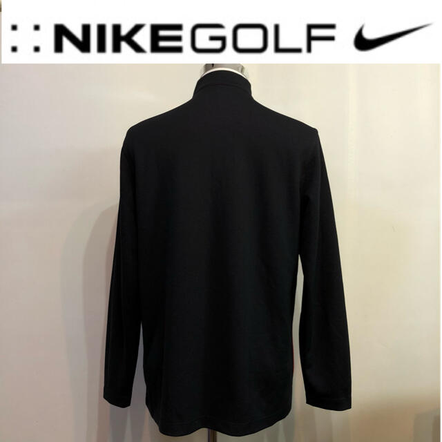 NIKE(ナイキ)のナイキゴルフ 長袖 ロング ウェア FIT-DRI ブラック  Lサイズ スポーツ/アウトドアのゴルフ(ウエア)の商品写真