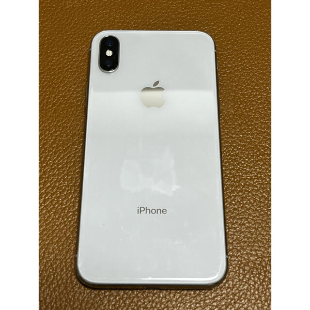 Apple(アップル)のiPhone X 256G ホワイト　ジャンク品 スマホ/家電/カメラのスマートフォン/携帯電話(スマートフォン本体)の商品写真