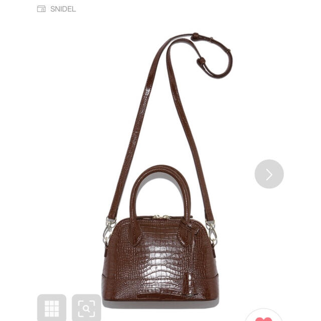 SNIDEL(スナイデル)のsnidel brown bag レディースのバッグ(ハンドバッグ)の商品写真