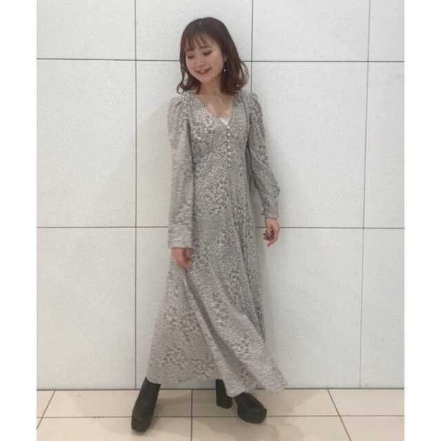 COCO DEAL - チェック風小花柄ロングワンピースの通販 by ss COCO DEAL - チェック風小花柄ロングワンピースの通販 by ss